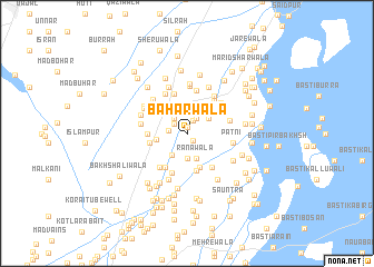 map of Bahārwāla