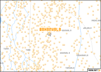map of Bāharwāla