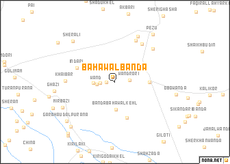 map of Bahāwal Bānda