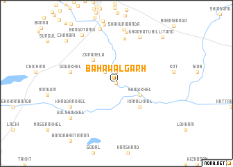 map of Bahāwalgarh