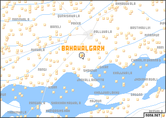 map of Bahāwalgarh