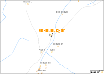 map of Bahāwal Khān