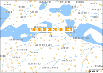 map of Bahāwalpur Ghalwān