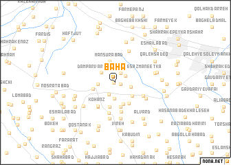 map of Bahā\