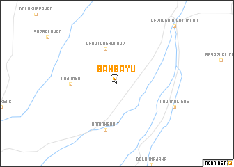 map of Bahbayu