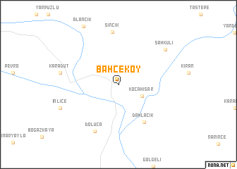 map of Bahçeköy