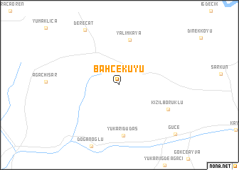 map of Bahçekuyu