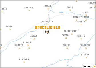 map of Bahçelikışla