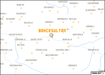 map of Bahçesultan