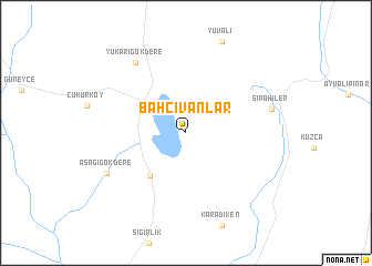 map of Bahçıvanlar