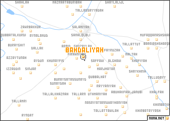 map of Baḩdalīyah