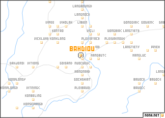 map of Bah Diou