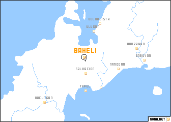 map of Baheli