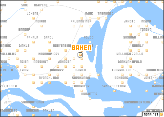 map of Bahen