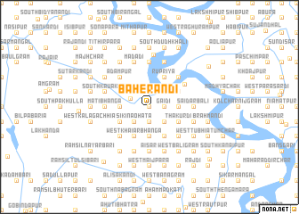 map of Bāherāndi