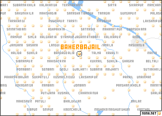 map of Bāher Bājāil