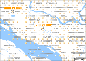 map of Bāher Char