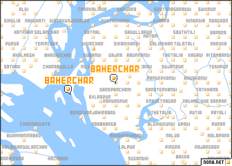 map of Bāher Char