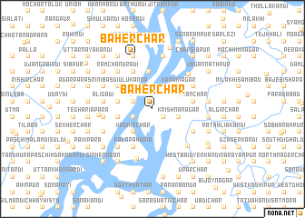 map of Bāher Char