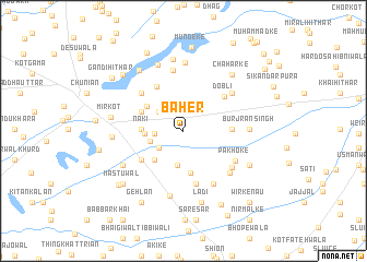 map of Baher