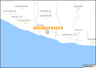 map of Bahía Bufadero