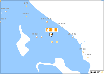 map of Bahia