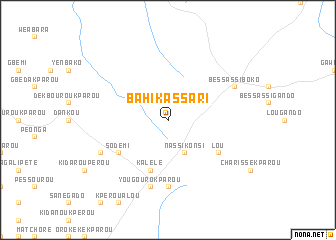 map of Bahikassari