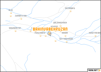 map of Bahīn va Behrūzān