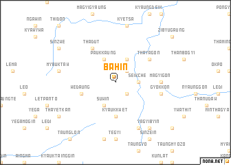 map of Bahin