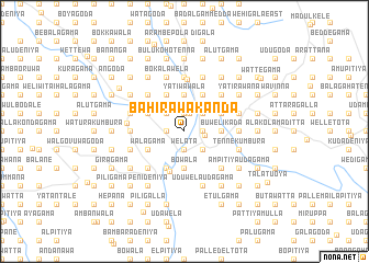 map of Bahirawakanda