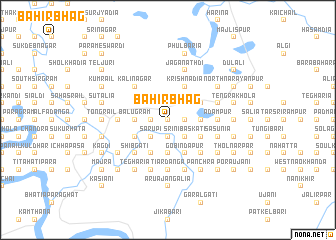 map of Bāhirbhāg