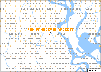 map of Bāhir Char Kshudrakāti