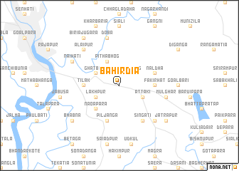 map of Bāhirdia