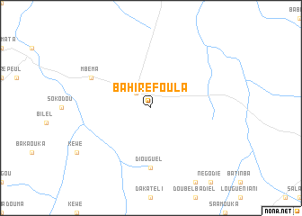 map of Bahiré Foula