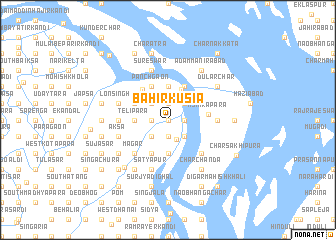 map of Bāhir Kusia