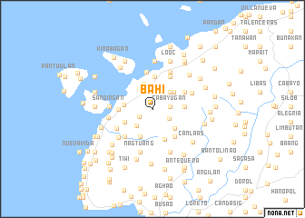 map of Bahi