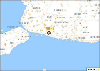 map of Bahi