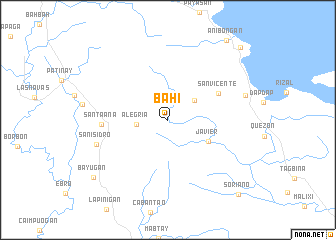 map of Bahi