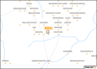 map of Bahi