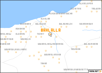 map of Bahlalla