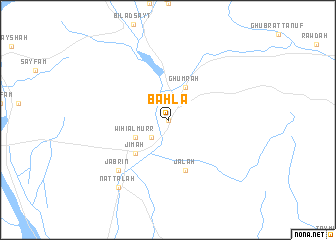 map of Bahlāʼ