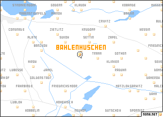 map of Bahlenhüschen