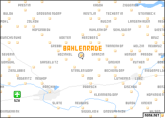 map of Bahlenrade