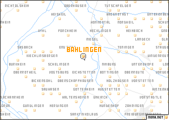 map of Bahlingen