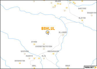 map of Bahlūl