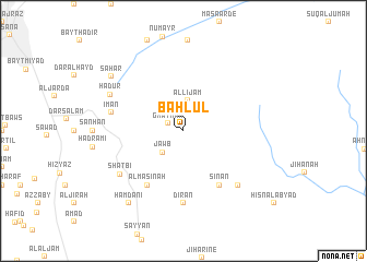 map of Bahlūl