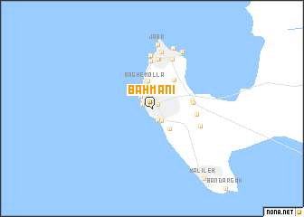 map of Bahmanī