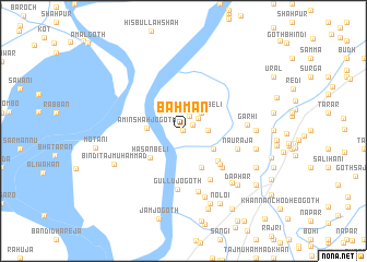 map of Bahman