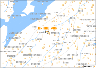 map of Bahodipur