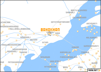 map of Bāho Khān